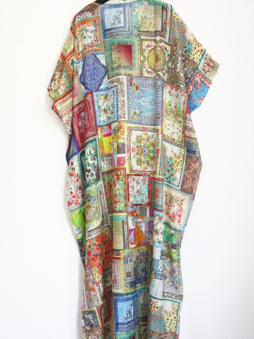NEW JOHNNY WAS Bella Lace Up Maxi Kaftan Dress Bohemian Size 2X - Picture 4 of 9